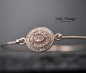 Preview: Sterling Silber Ring mit Stein -  Zirkonia - 14k Vergoldet - Brautring - Oval - Eleganter Schmuck - Verstellbar - Handmade  Geschenk für Sie